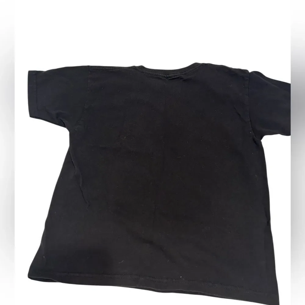 The Children's Place Black Tee with Hustle Bear Graphic